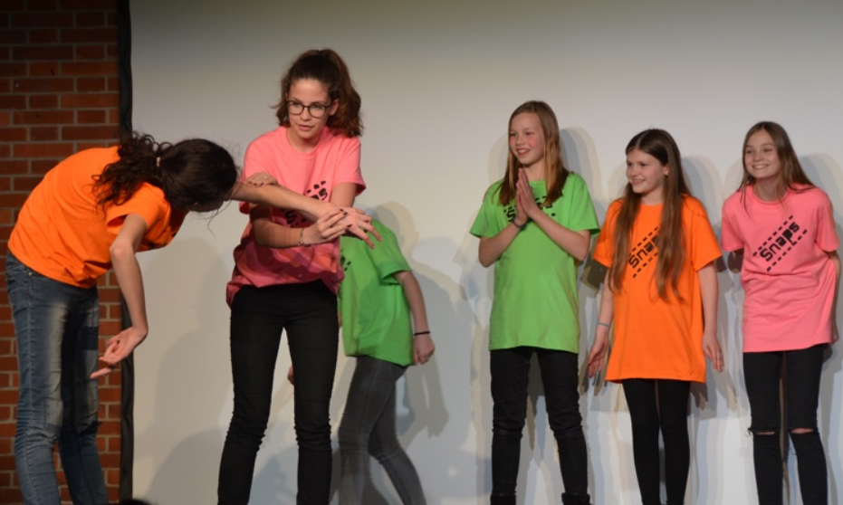 TATwort Improvisationstheater/Gymnasium Fürstenried 2016, Foto: Ilona Herrmann