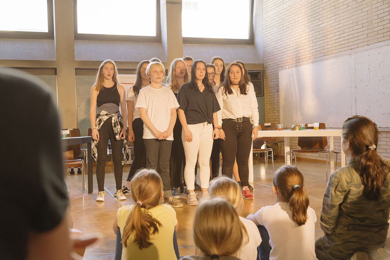 Residenztheater/JUNGES RESI/Fridtjof-Nansen-Realschule 2018, Foto: Severin Vogl