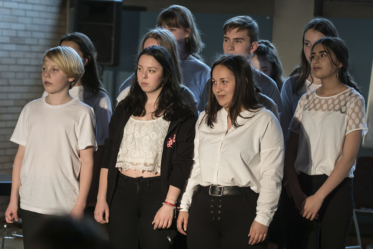 Residenztheater/JUNGES RESI/Fridtjof-Nansen-Realschule 2018, Foto: Karsten Kowalk