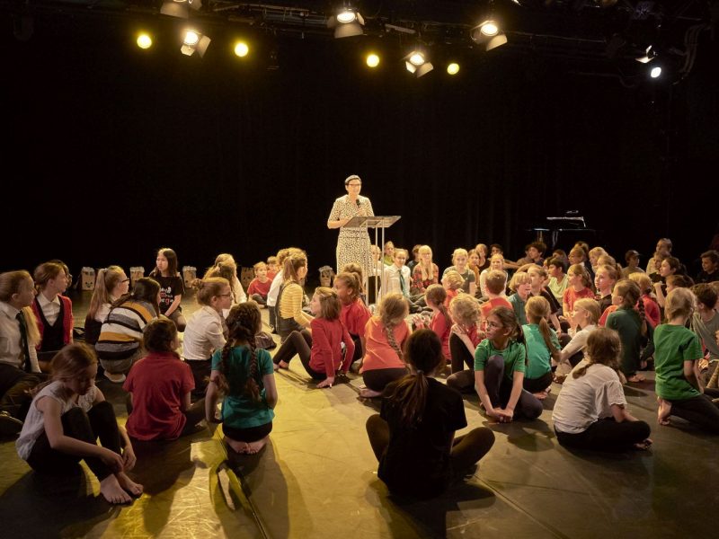 Stadtschulrätin Beatrix Zurek bei der TUSCH Jahrespräsentation 2019 im Staatstheater am Gärtnerplatz Foto: Severin Vogl