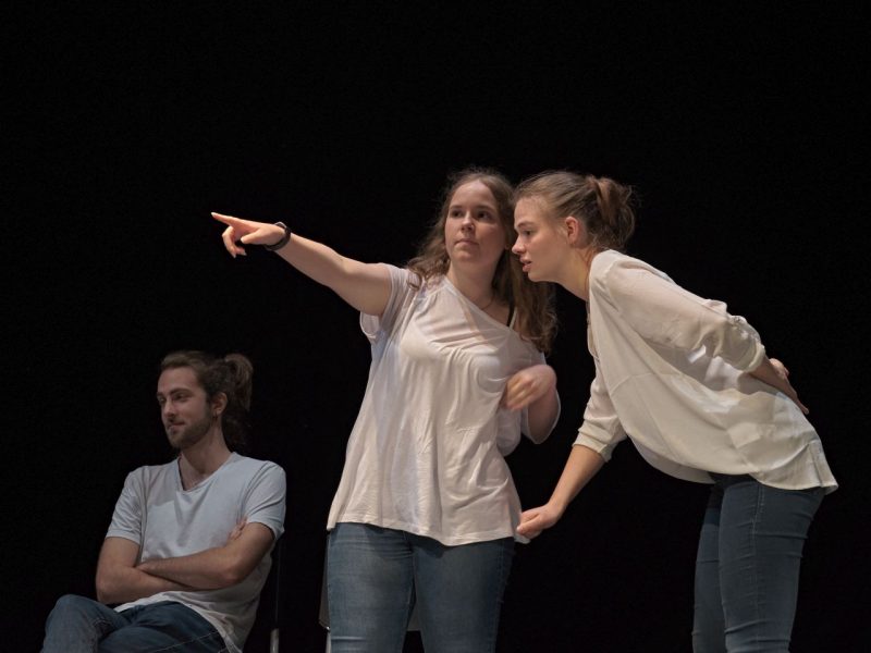 TATwort Improvisationstheater/Rainer-Werner-Fassbinder FOS 2019, Foto: Severin Vogl